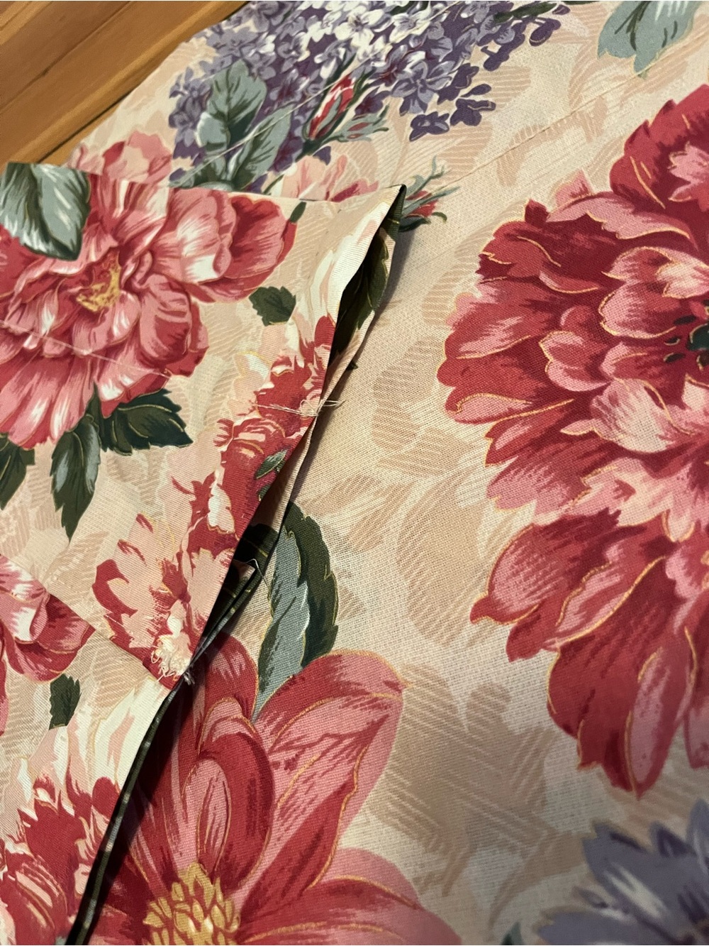Vintage Floral Valance 80”/ 16” - Picture 8 of 16